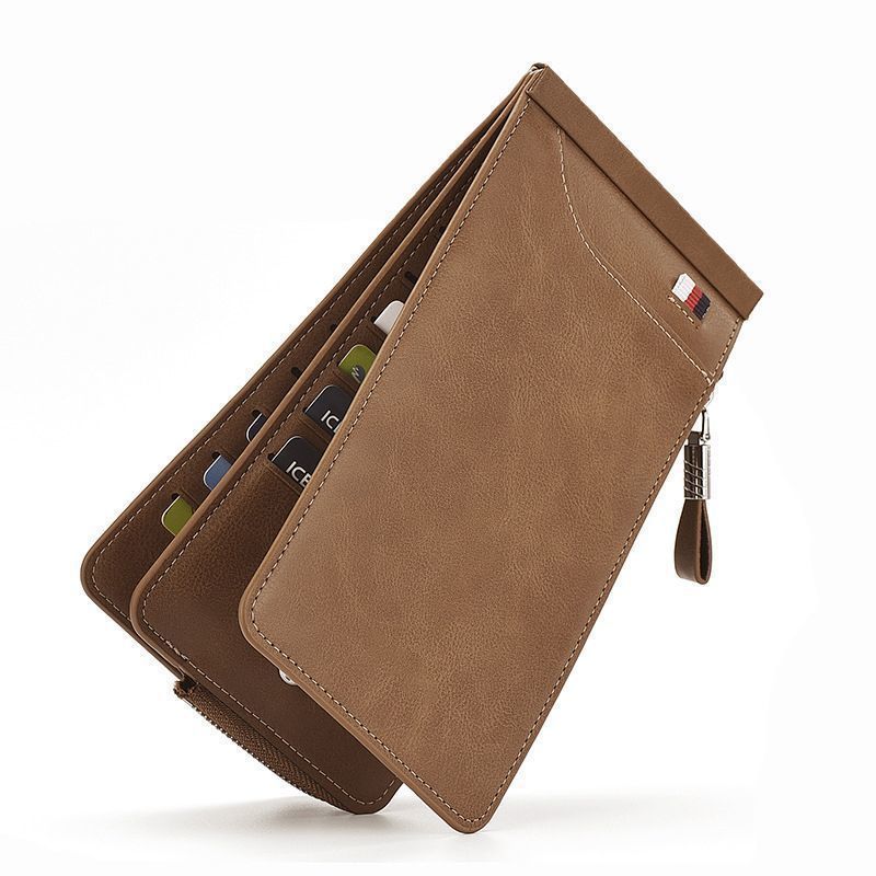 RFID-Blocking Zippered Leather Card Holder Kalsten