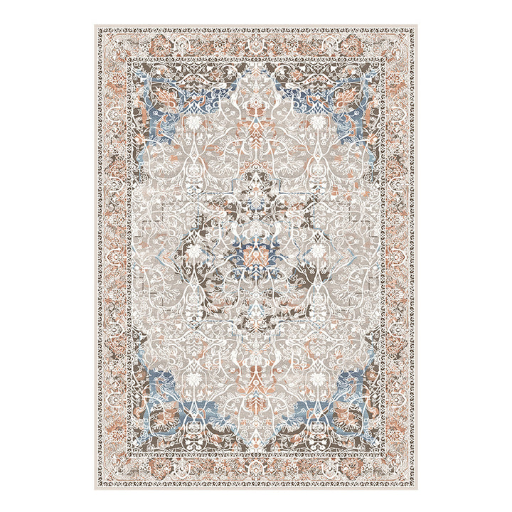 Vintage-Inspired Ornate Area Rug
