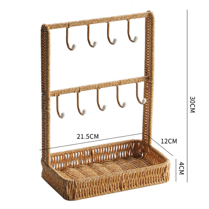 Unisex Versatile Storage Basket with Hooks Kalsten