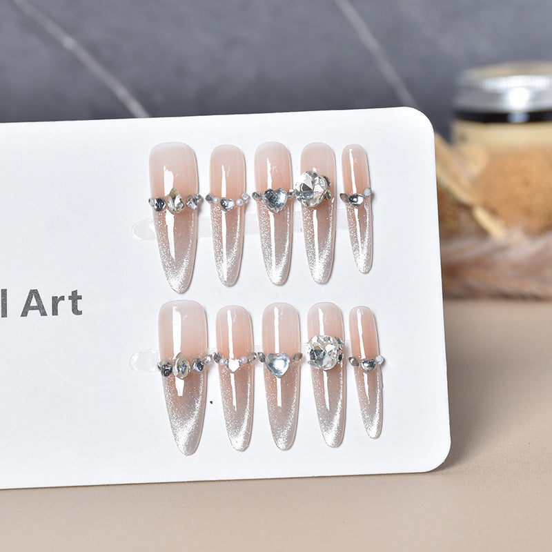Glamorous Decorative Press-On Nail Extensions Kalsten