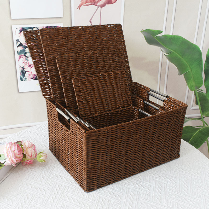 Premium Rattan Storage Box Kalsten