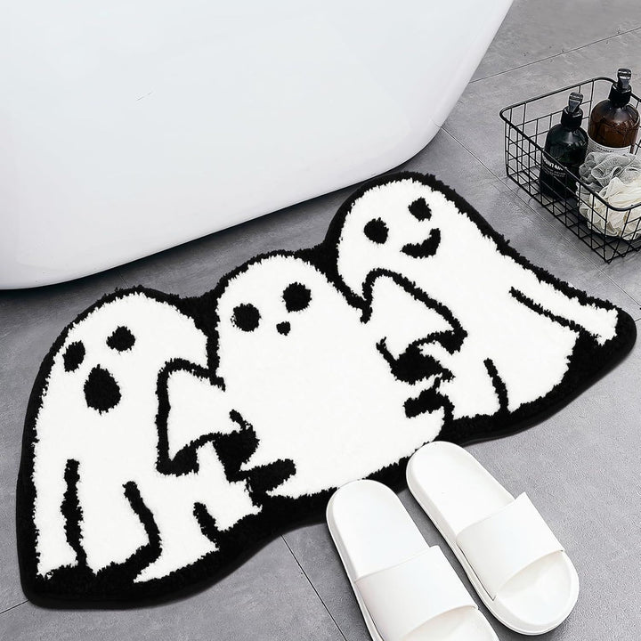 Halloween-Themed Ghost Bath Mat Kalsten