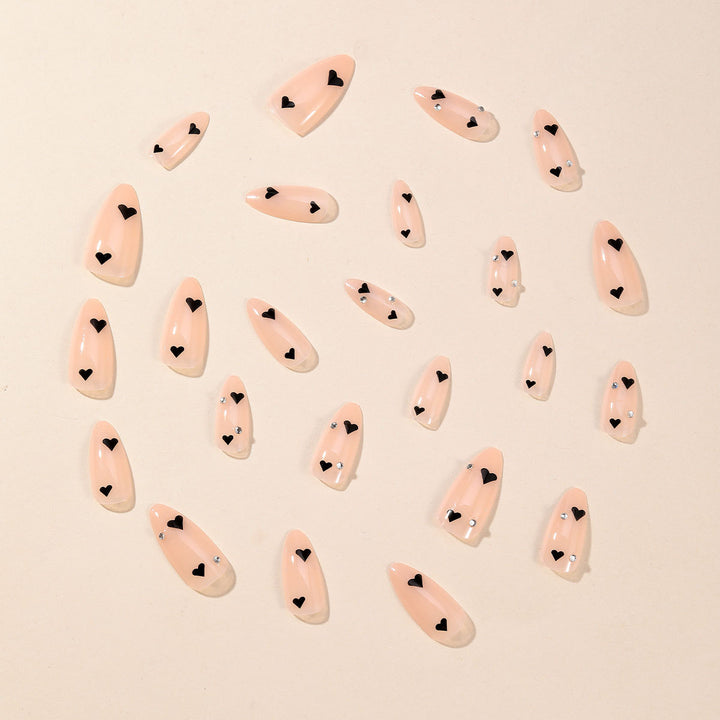 Heart-Inspired Nail Art Kalsten