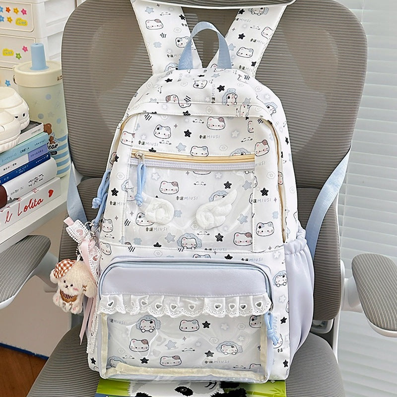 Cute Illustrated Character-Themed Backpack Kalsten