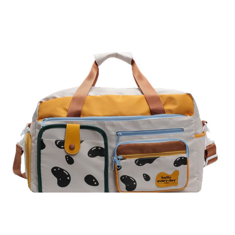 Playful Patterned Travel Duffle Bag Kalsten