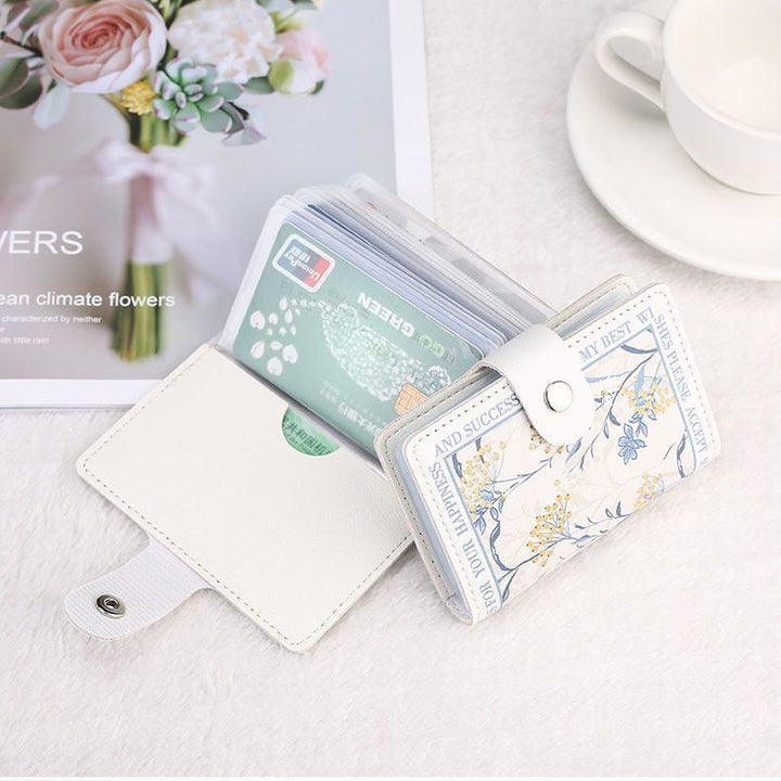 Elegant Rose Print Wallet Kalsten