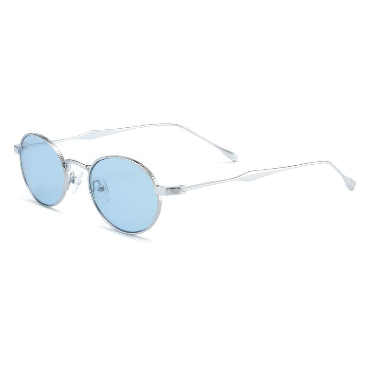 Women's fashionable sunglasses with high-quality metal frame and round lenses Kalsten