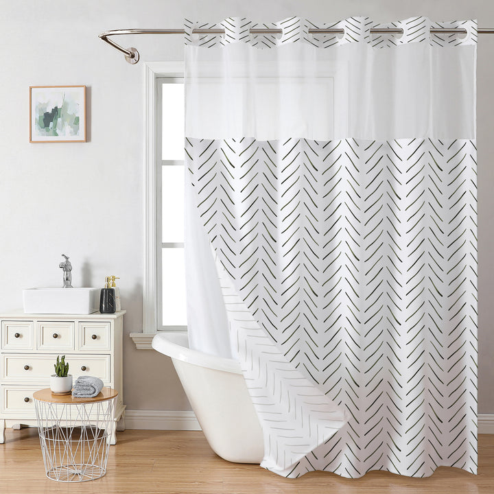 Artistic Floral Shower Curtain Kalsten