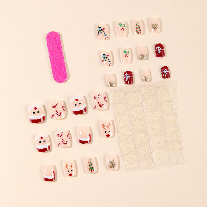 Festive Holiday-Themed 3D Nail Art Kalsten