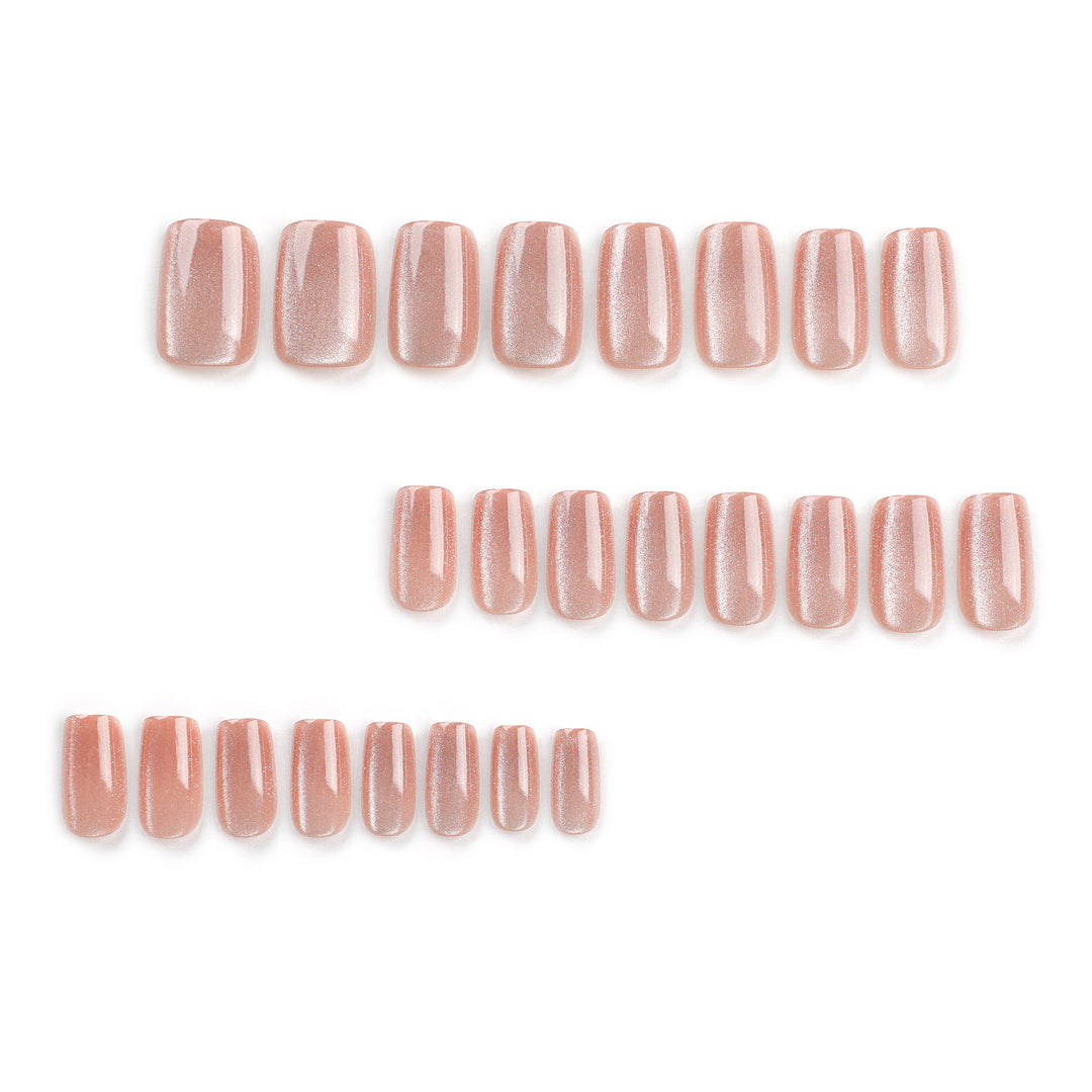 Luxurious gel nails with elegant high-gloss finish Kalsten
