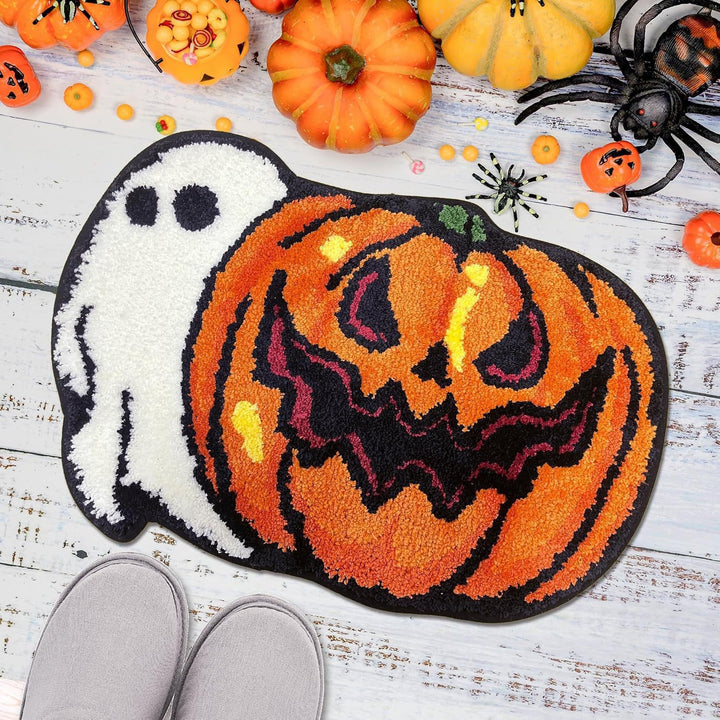 Halloween-Themed Ghost Bath Mat Kalsten