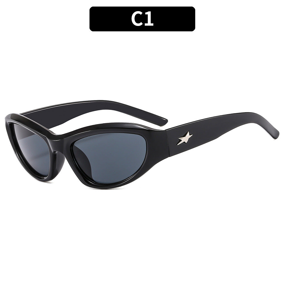 Sleek Retro-Inspired Cat-Eye Sunglasses