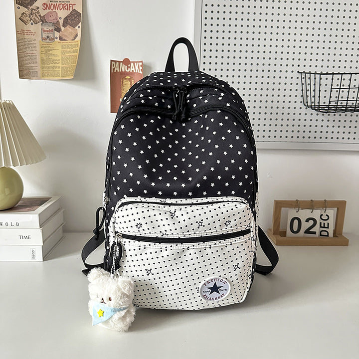 Playful Star-Patterned School Backpack Kalsten