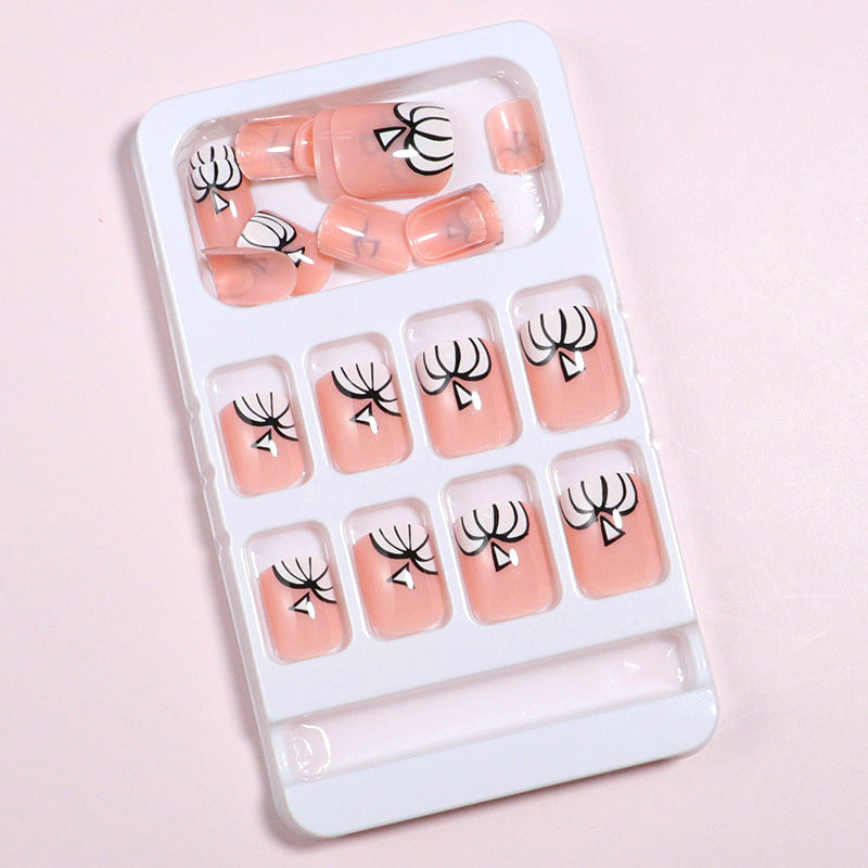 Artistic Halloween-Themed Press-On Nail Set Kalsten 1787225300