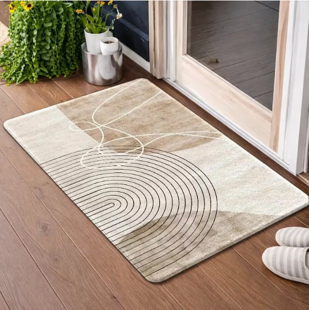 Modern Abstract Bathroom Rug Kalsten
