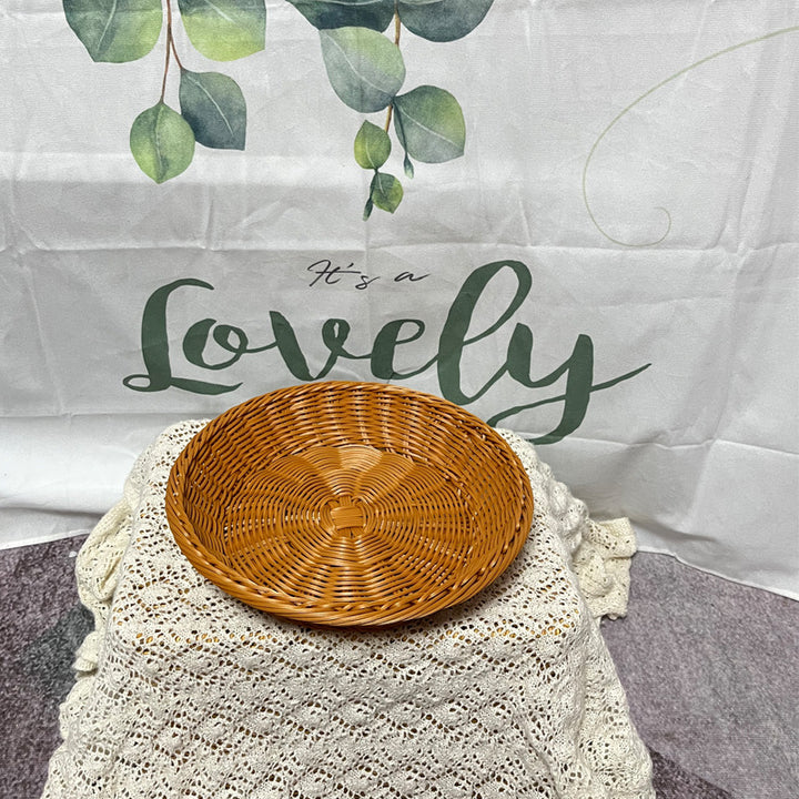 Handcrafted Decorative Woven Serving Plate Kalsten