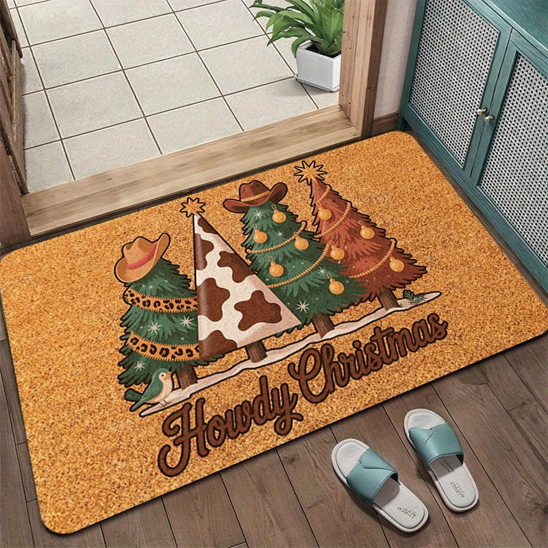 Festive Holiday Door Mat Kalsten