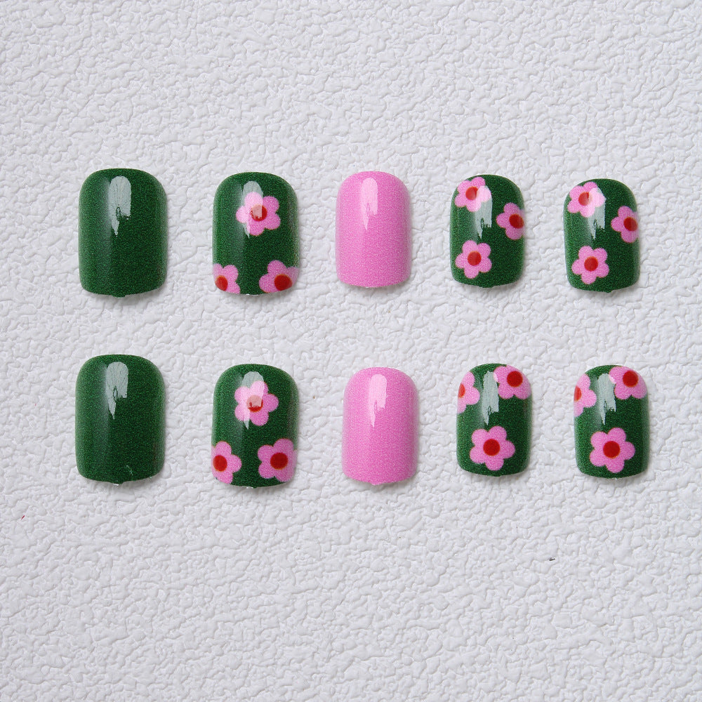 Playful Floral Press-On Nails Kalsten