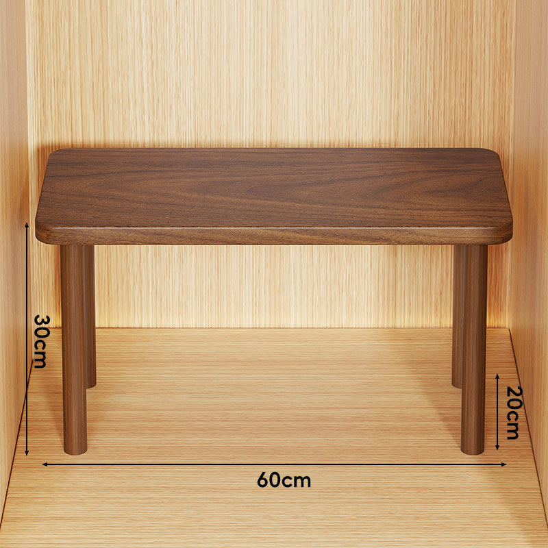 Adjustable Multi-Height Wooden Monitor Riser and Desktop Shelf