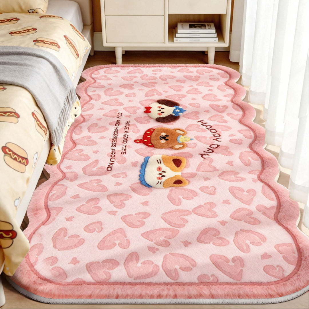 Cute Animal-Themed Plush Area Rug