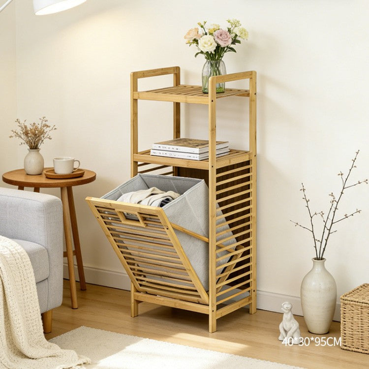Laundry shelf with baskets Kalsten