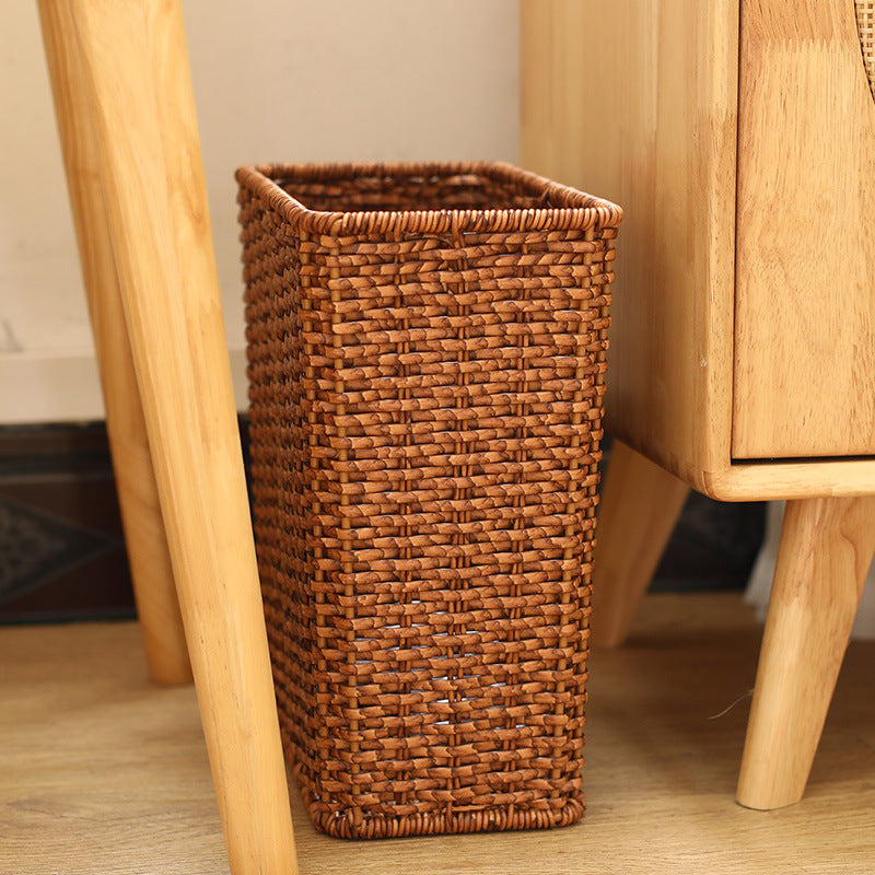 Handcrafted Woven Wastebasket Kalsten