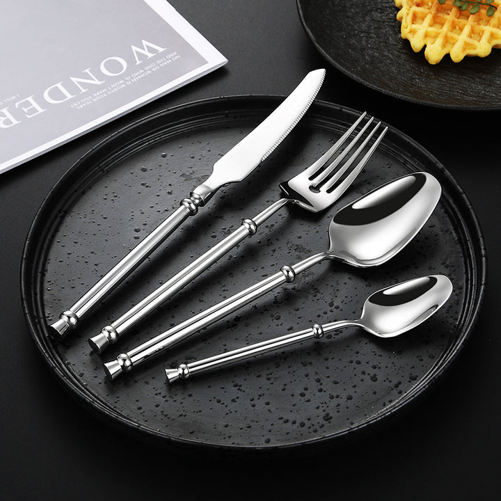 Elegant soup fork with ergonomic handle Kalsten