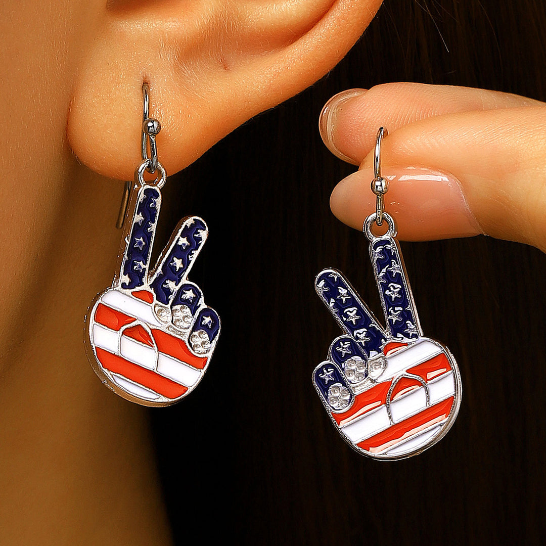 Women's unusual star-rose acrylic earrings with feather-light wearing comfort and fishhook closure Kalsten
