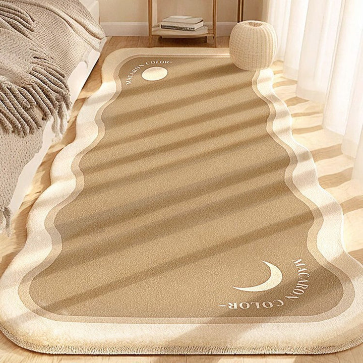 Artistic Wavy Edge Area Rug for Home Decor