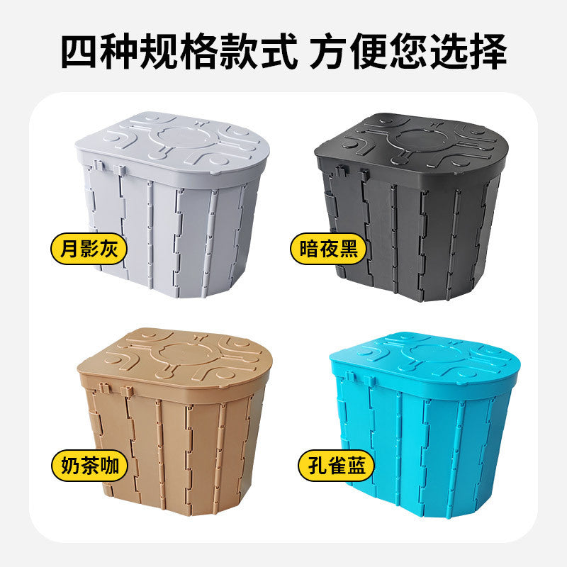 Practical Trash Bag Set With Compaction Agent Kalsten