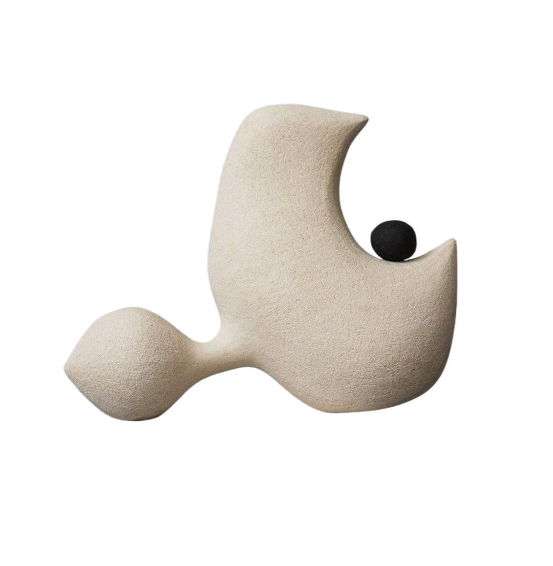 Abstract Wave Sculpture