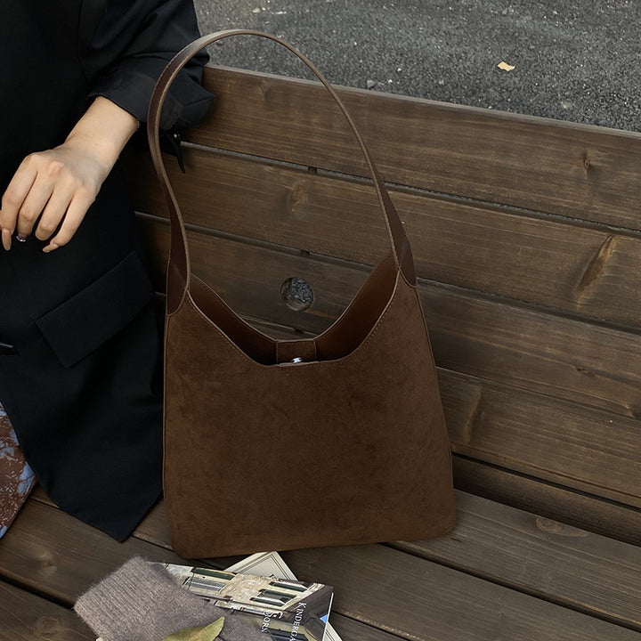 Suede Hobo Handbag Kalsten