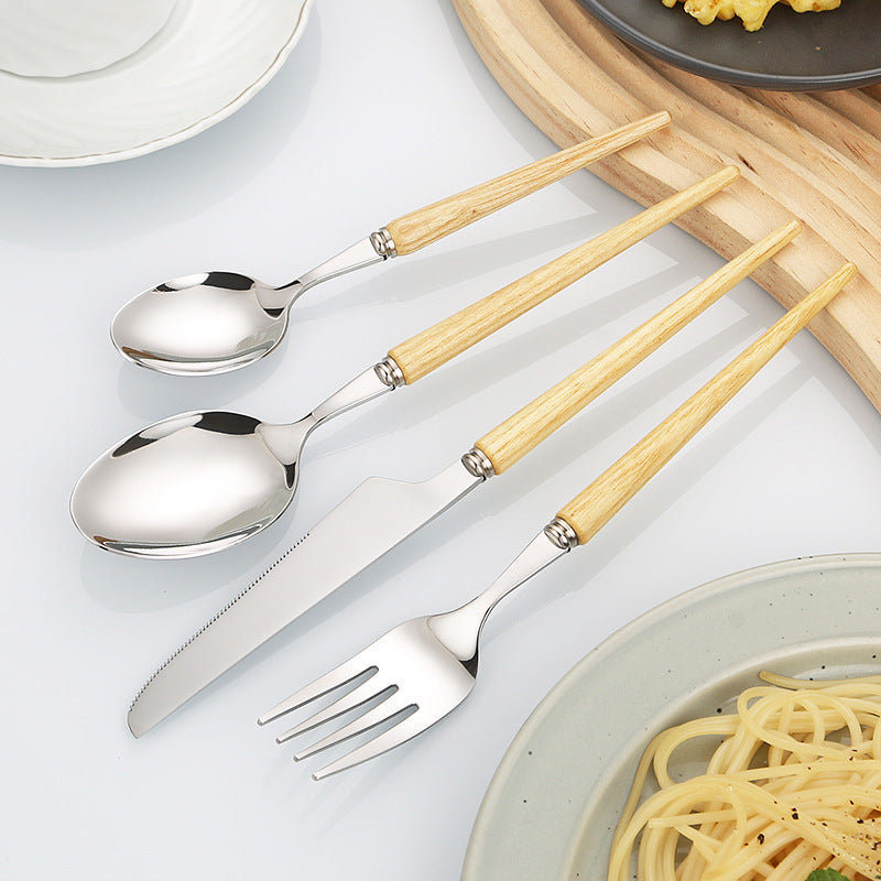 Professional and ergonomic bread knife with wooden handle Kalsten