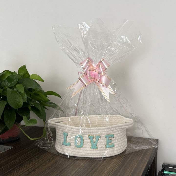 Women Decorative Storage Basket with Loving Inscription Kalsten