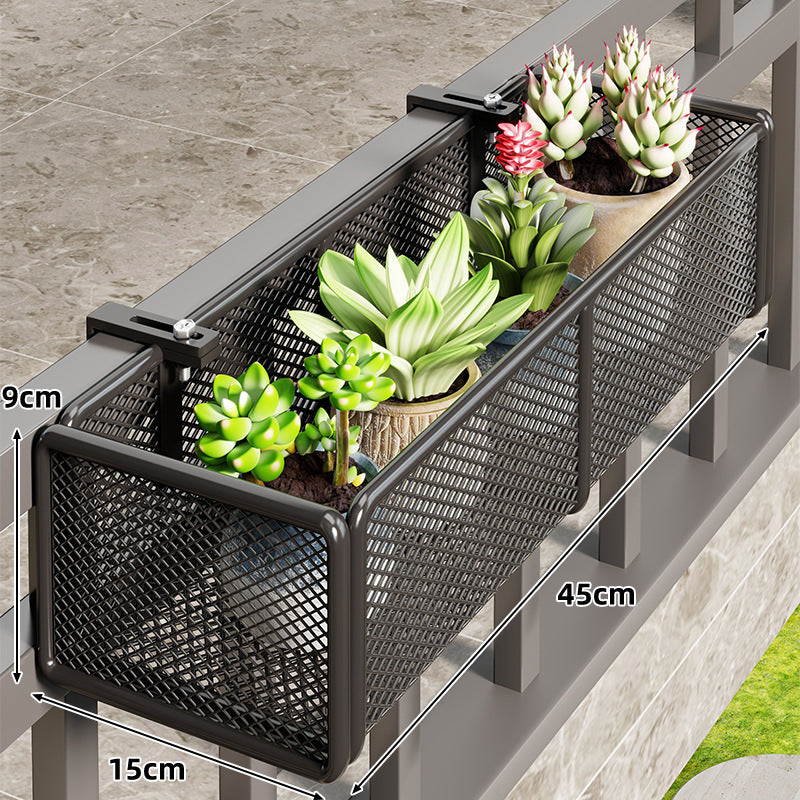 Balcony Rail Hanging Planter Box