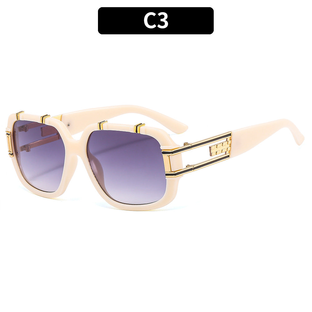 Elegant Tortoiseshell Square Frame Sunglasses