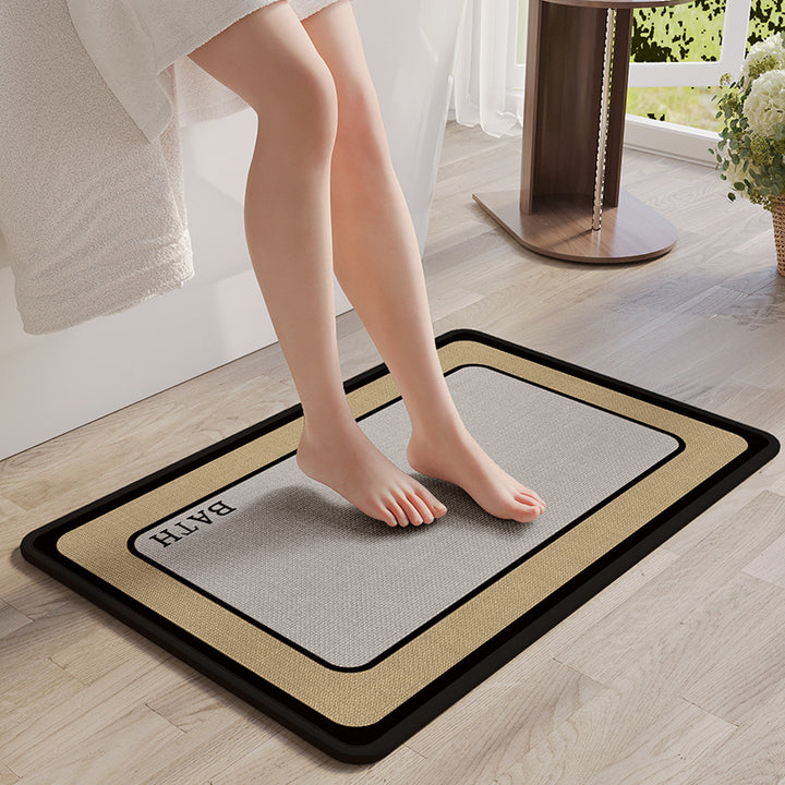 Plush Bathroom Mat