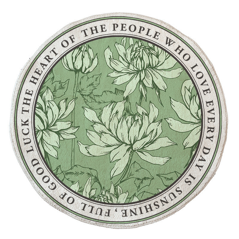 Floral Emblazoned Area Mat Kalsten