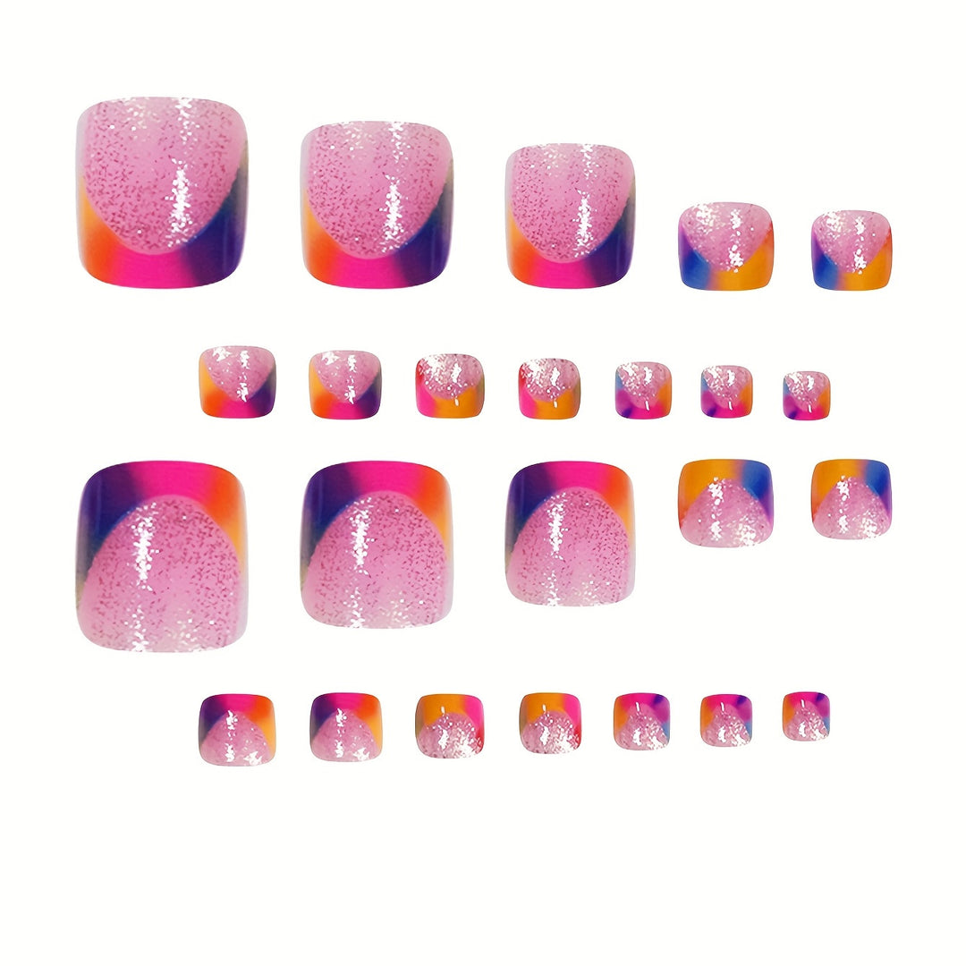 Artistic Rainbow Nail Art Set Kalsten