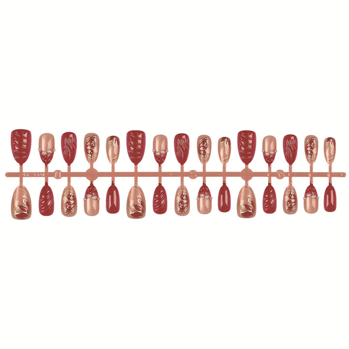 Elegant Press-On Nail Art Set  1790956123