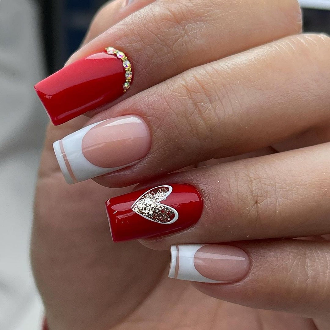 Decorative Heart Nail Art Kalsten