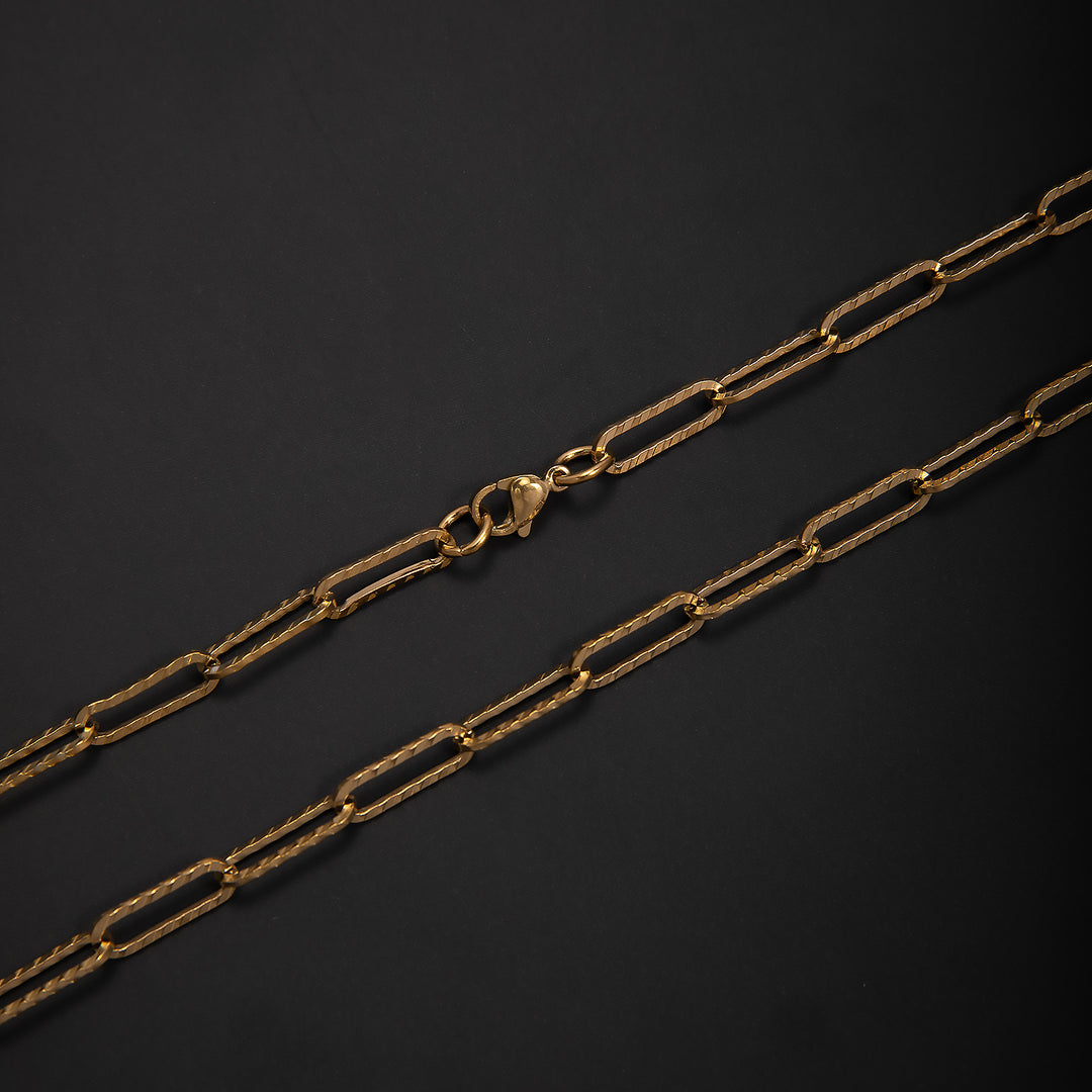 Elegant Open Link Chain Necklace Kalsten