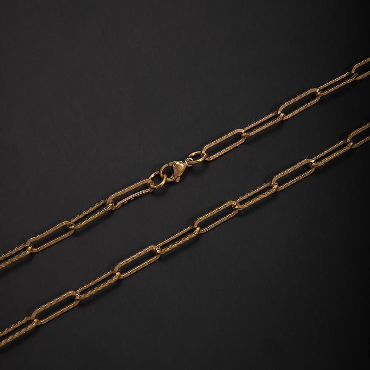 Elegant Open Link Chain Necklace Kalsten