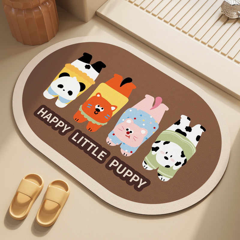 Decorative Bath Mat Kalsten