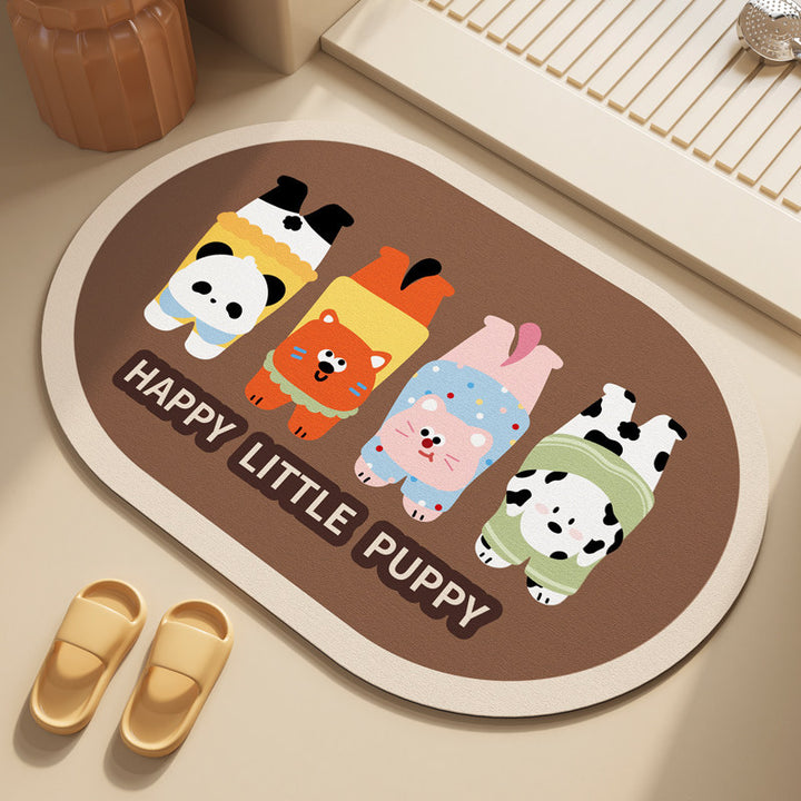 Decorative Bath Mat Kalsten