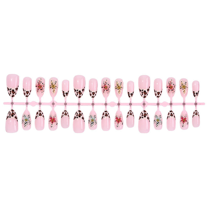 Artificial Nail Set with Floral and Animal Motifs Kalsten