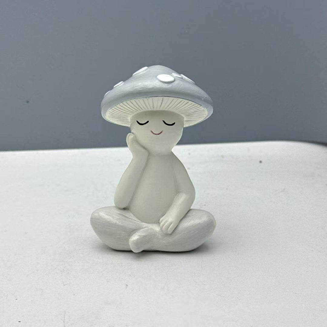 Decorative figure of a meditating mushroom Kalsten