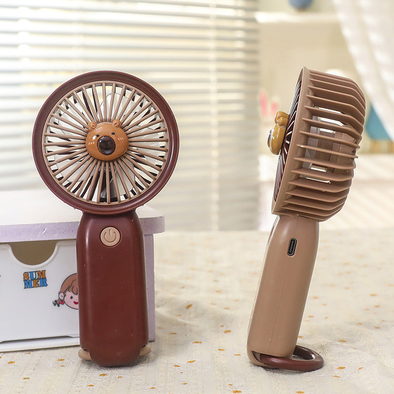 Women Portable Hand Fan with Animal Design Kalsten
