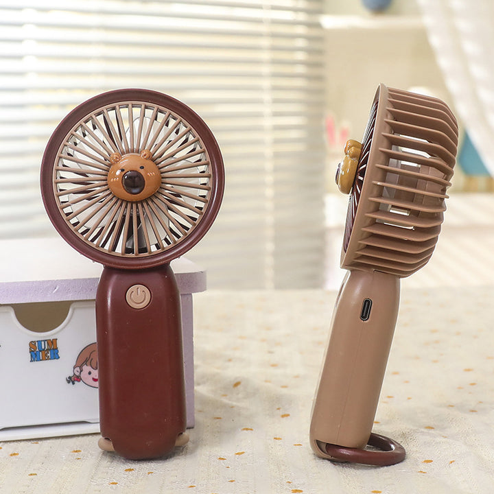 Women's Portable Hand Fan with Animal Design Kalsten
