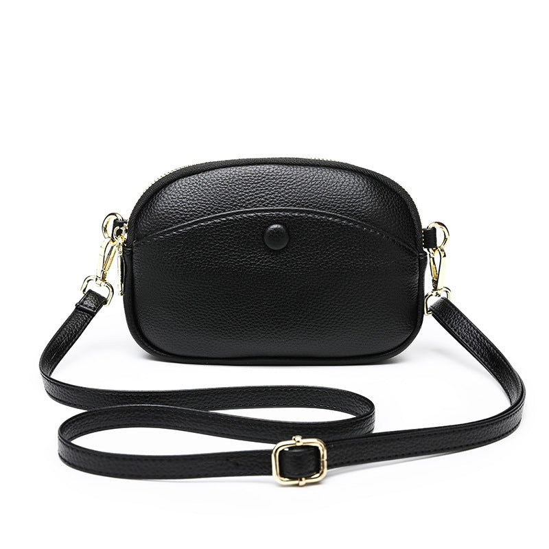 Chic Soft Leather Crossbody Bag